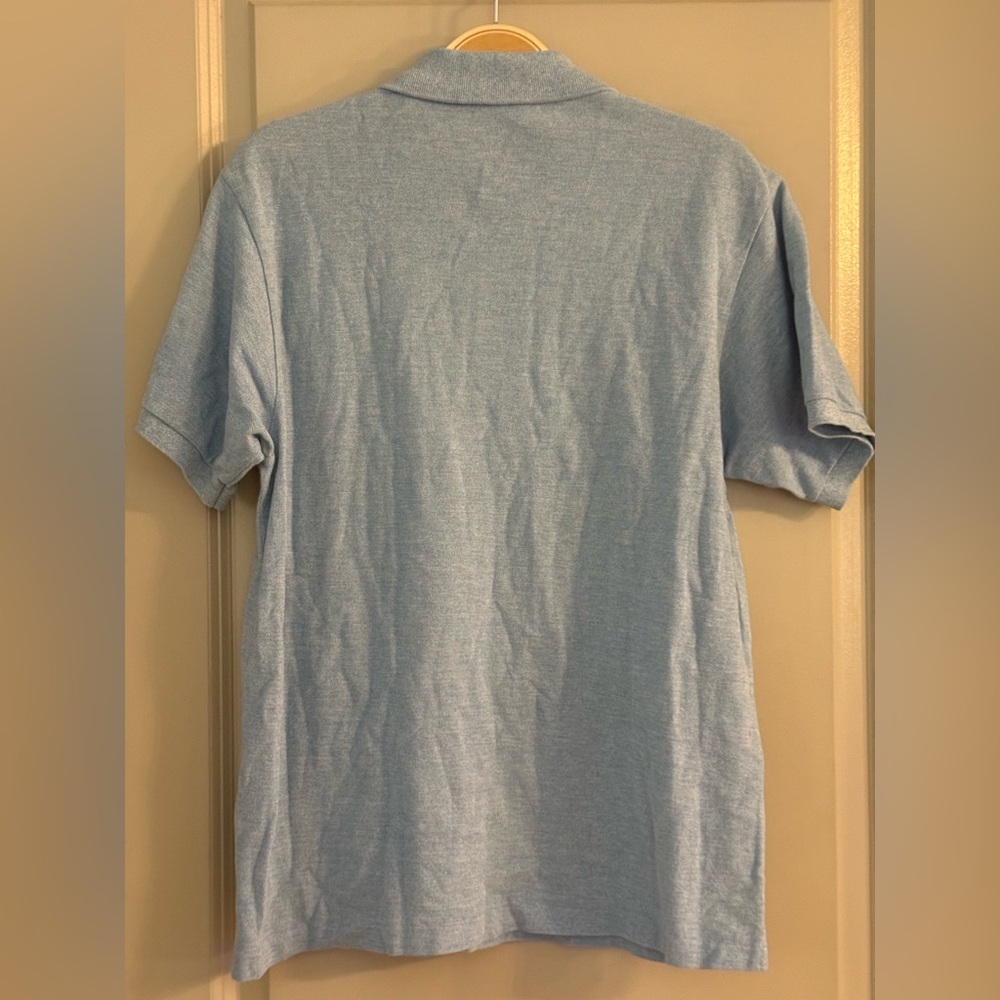 Vintage Lightly Worn Light Blue Men’s Classic Fit Lacoste Polo Size 4 - Picture 9 of 11